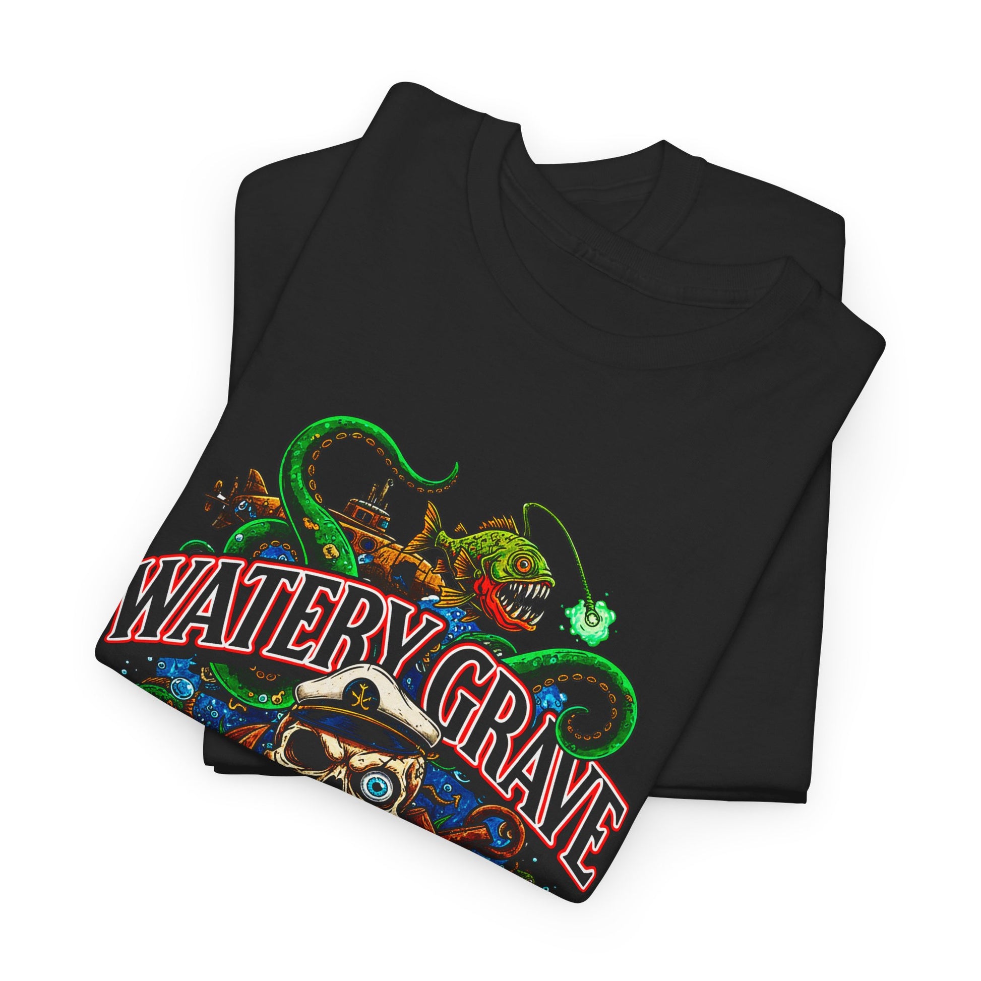 Watery Grave T-shirt - Retro Au Go Go