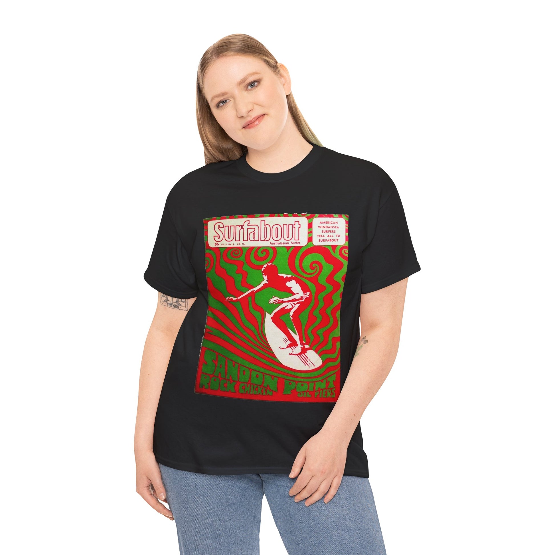 Surfabout Magazine T-shirt - Retro Au Go Go