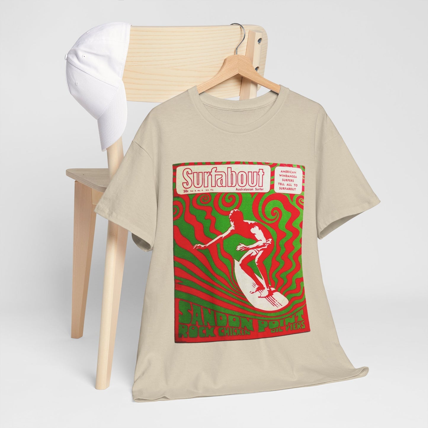 Surfabout Magazine T-shirt - Retro Au Go Go