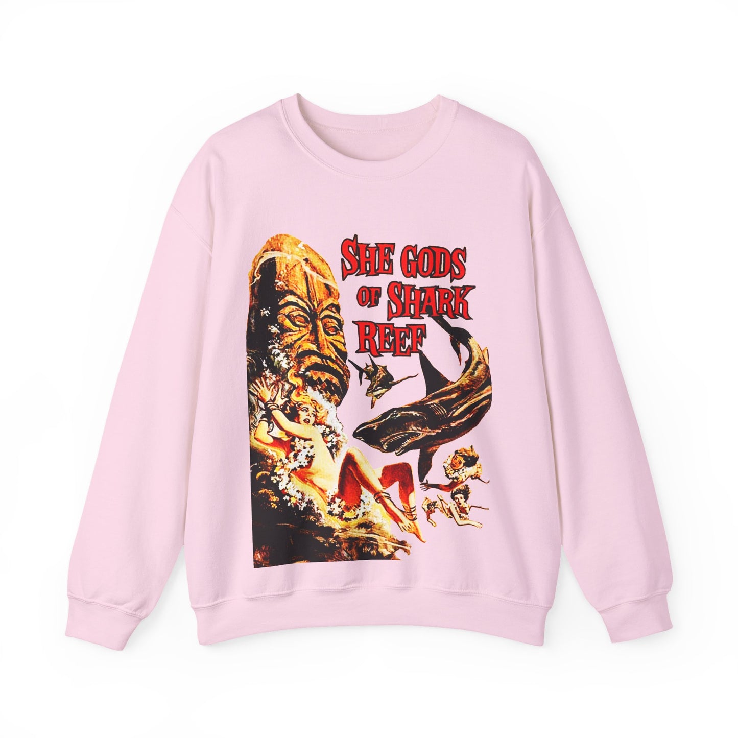 She Gods Of Shark Reef Sweatshirt - Retro Au Go Go