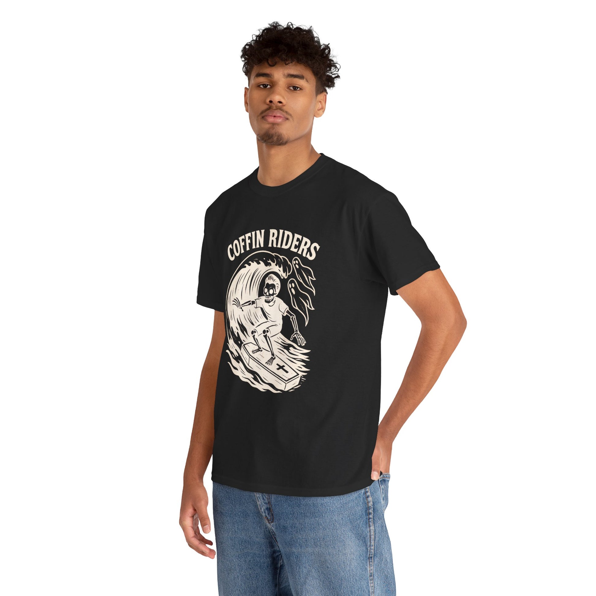 Coffin Riders T-shirt - Retro Au Go Go