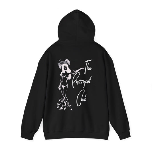 Pussycat Club Hooded Sweatshirt - Retro Au Go Go