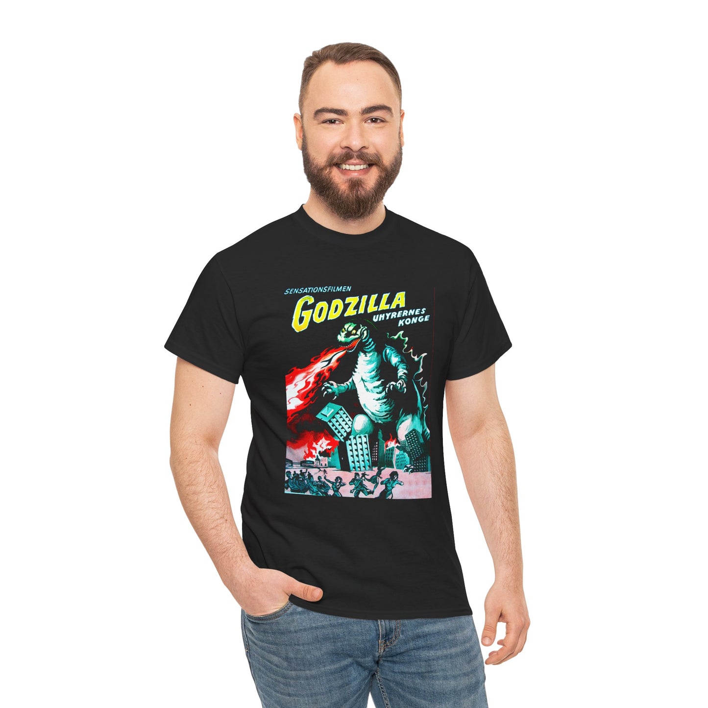 Godzilla T-shirt - Retro Au Go Go
