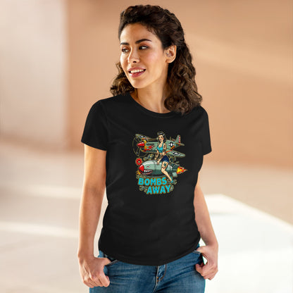 Bombs Away Womens T-Shirt - Retro Au Go Go