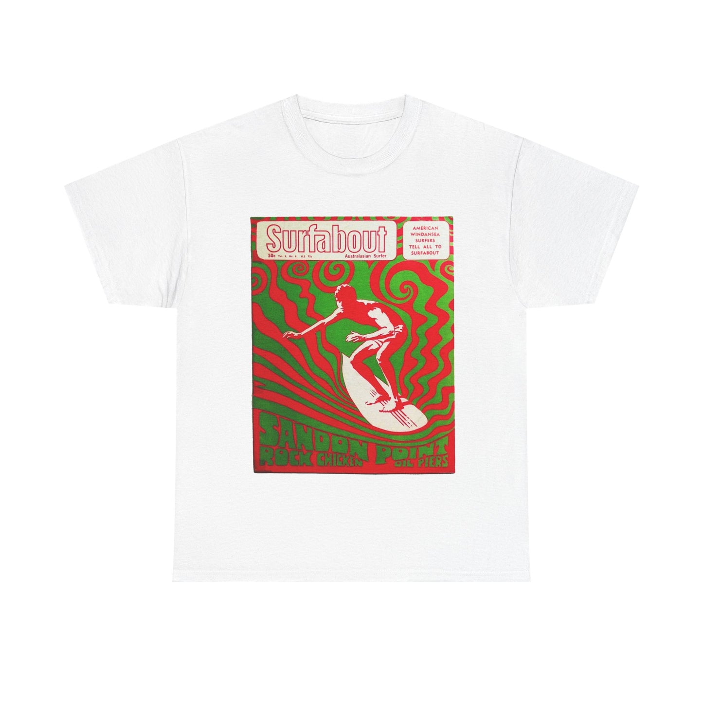 Surfabout Magazine T-shirt - Retro Au Go Go