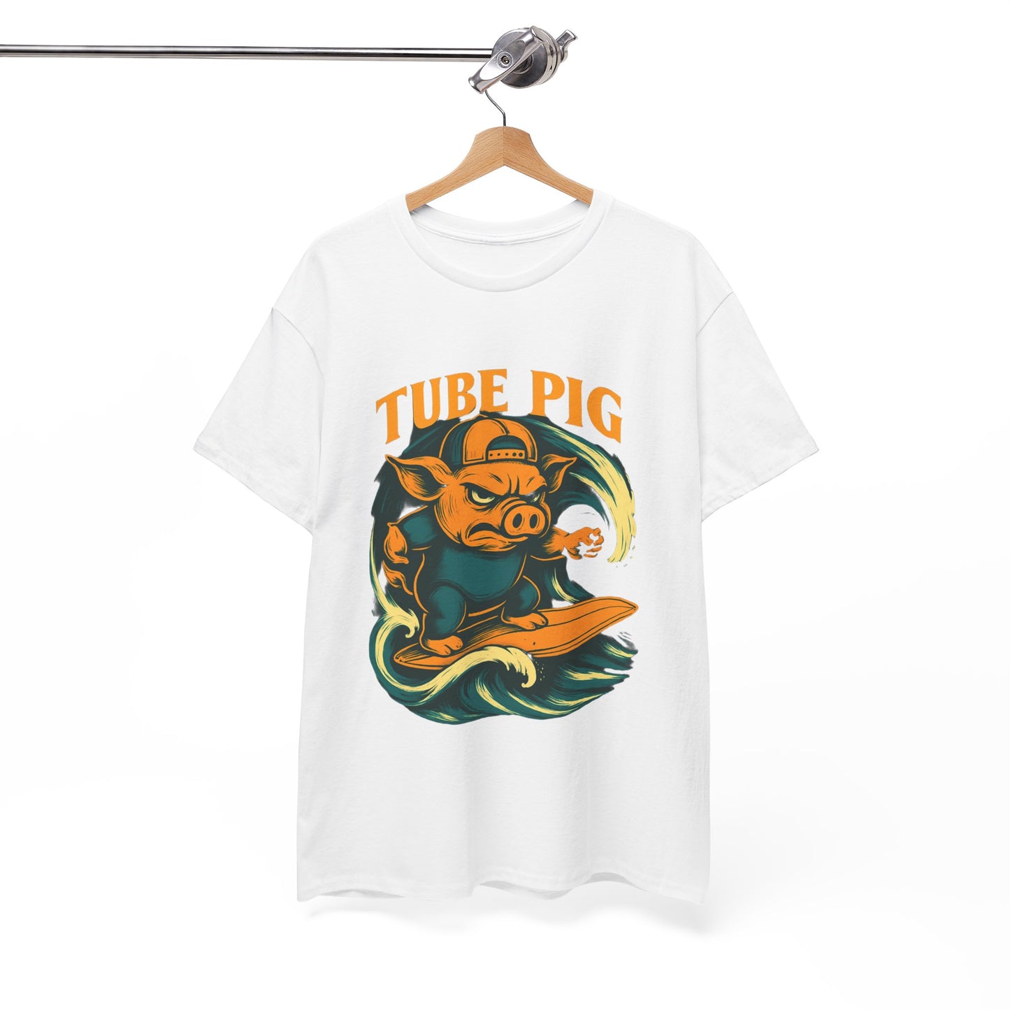 Tube Pig T-shirt - Retro Au Go Go