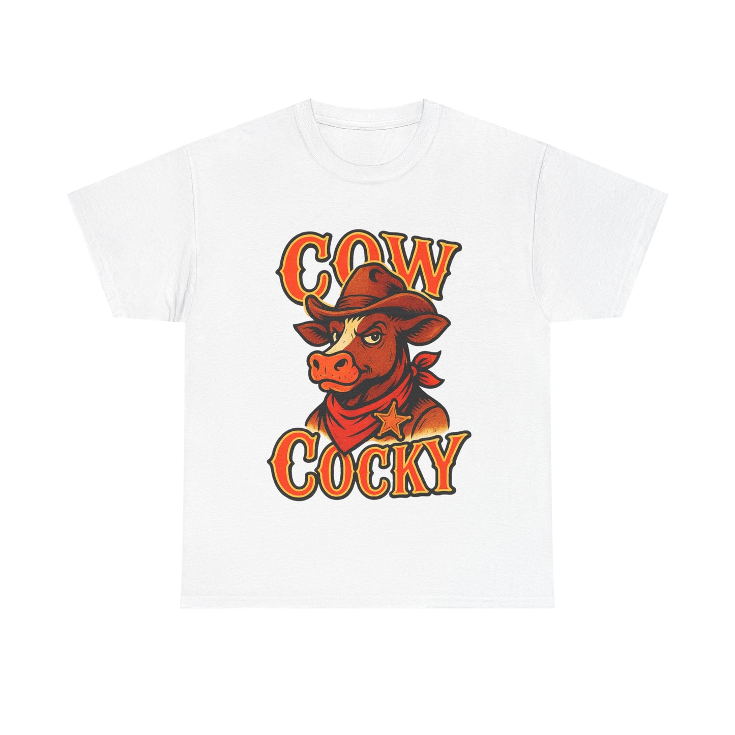 Cow Cocky T-Shirt - Retro Au Go Go
