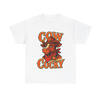 Cow Cocky T-Shirt - Retro Au Go Go
