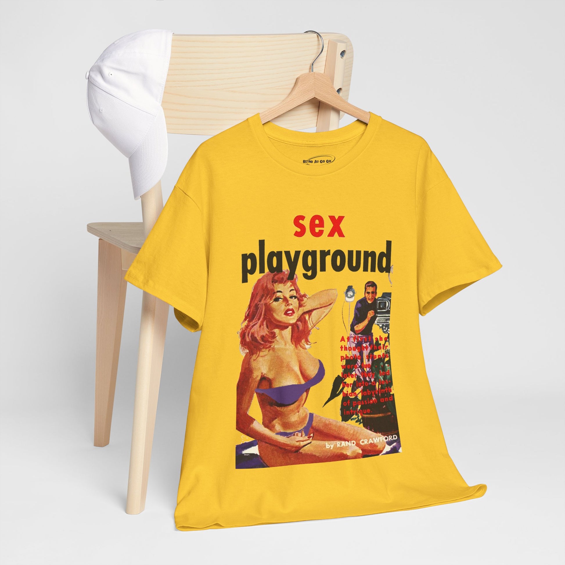 Sex Playground T-shirt - Retro Au Go Go