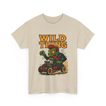 Wild Thing – Hot Rod Hellraiser T-Shirt - Retro Au Go Go