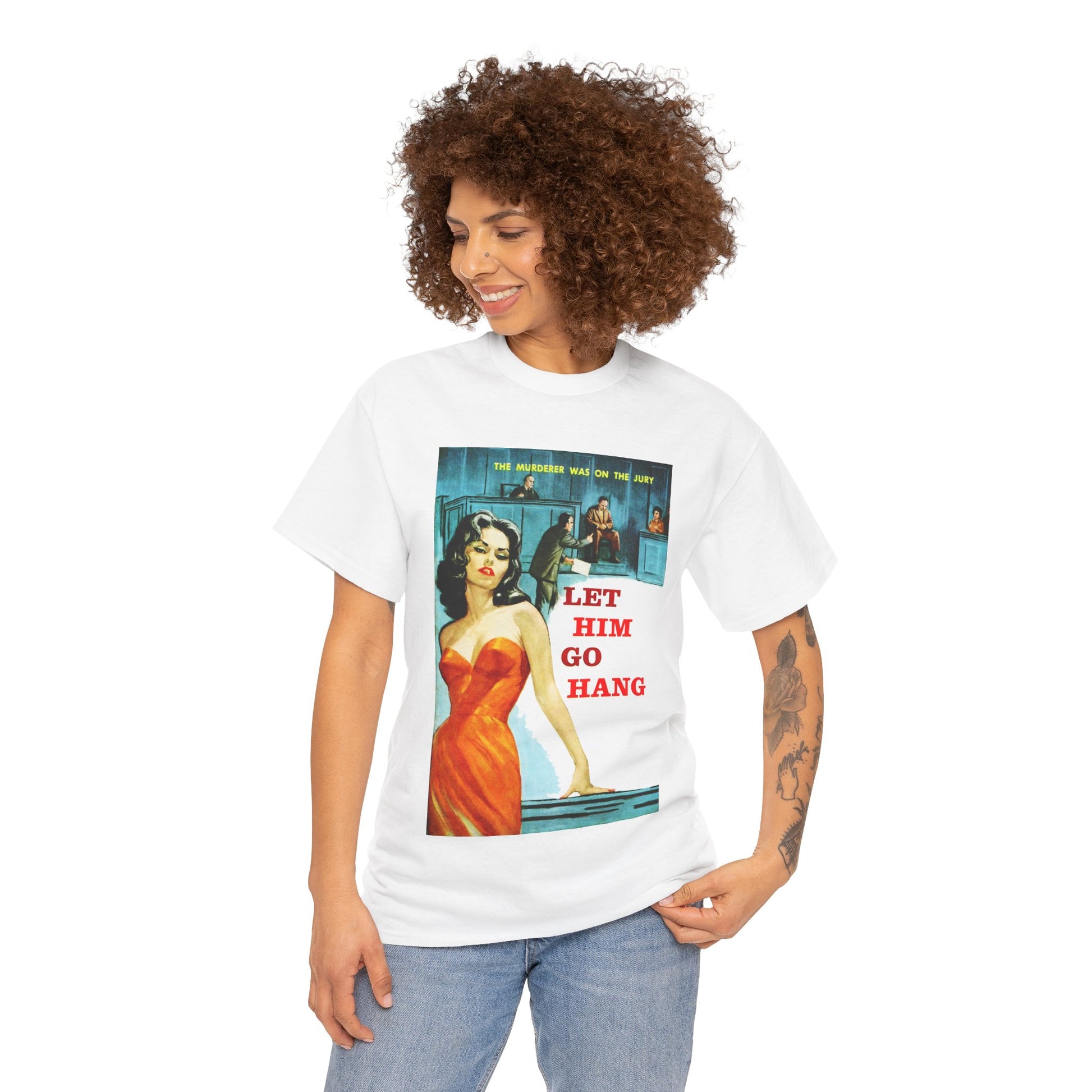 Let Him Go Hang T-shirt - Retro Au Go Go