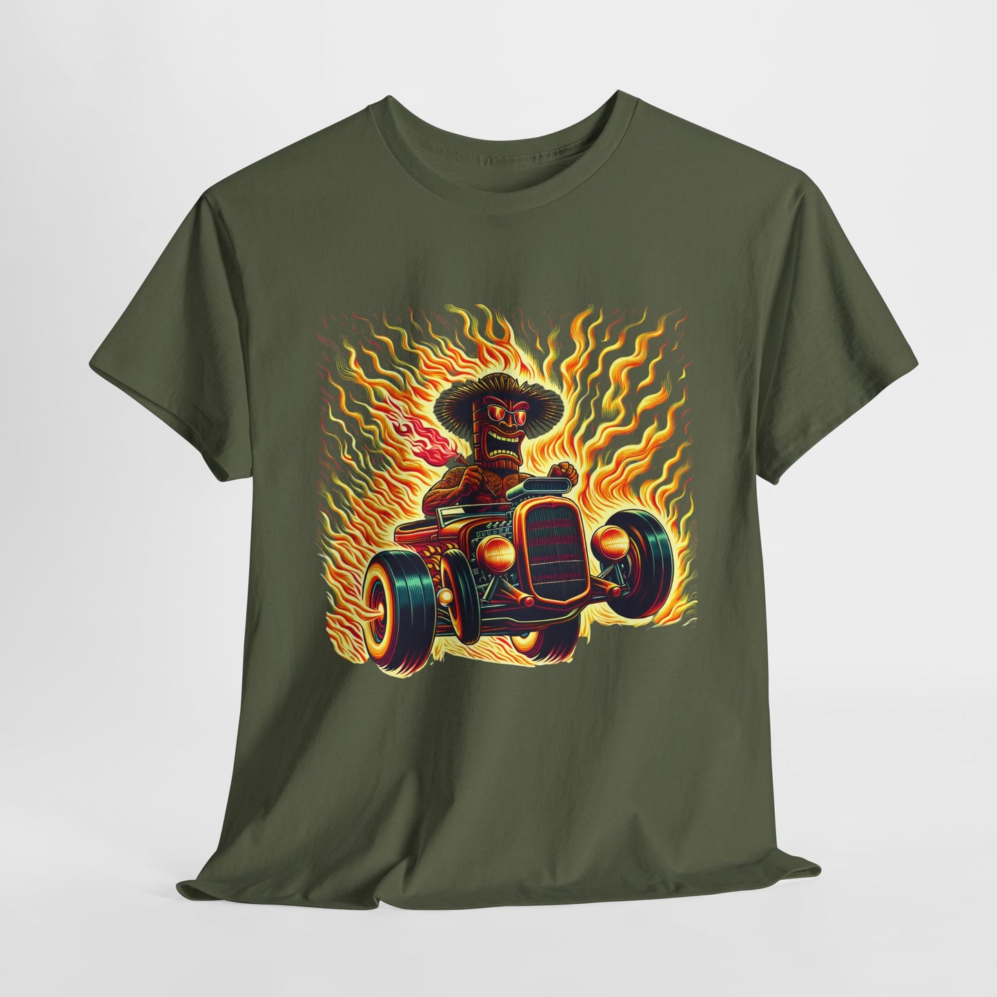 Tiki Hotrodder T-shirt - Retro Au Go Go