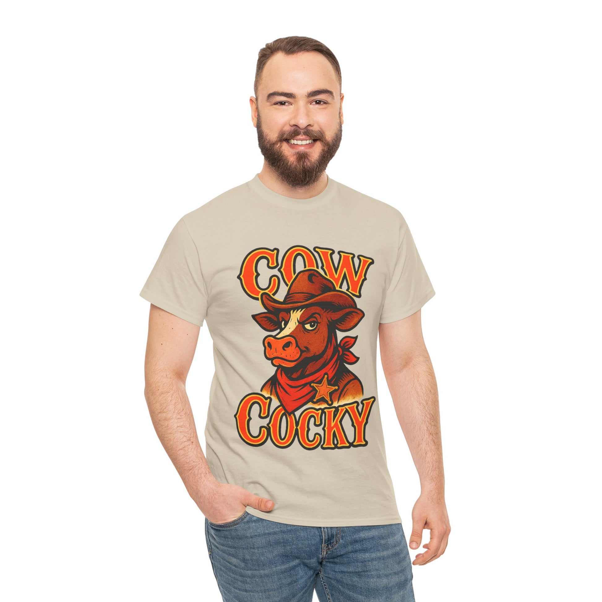 Cow Cocky T-Shirt - Retro Au Go Go
