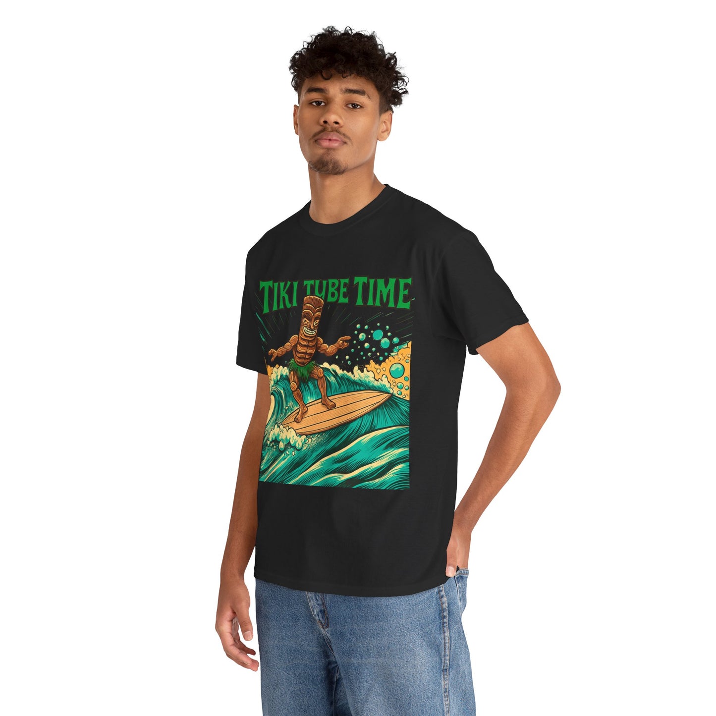 Tiki Tube Time T-shirt - Retro Au Go Go