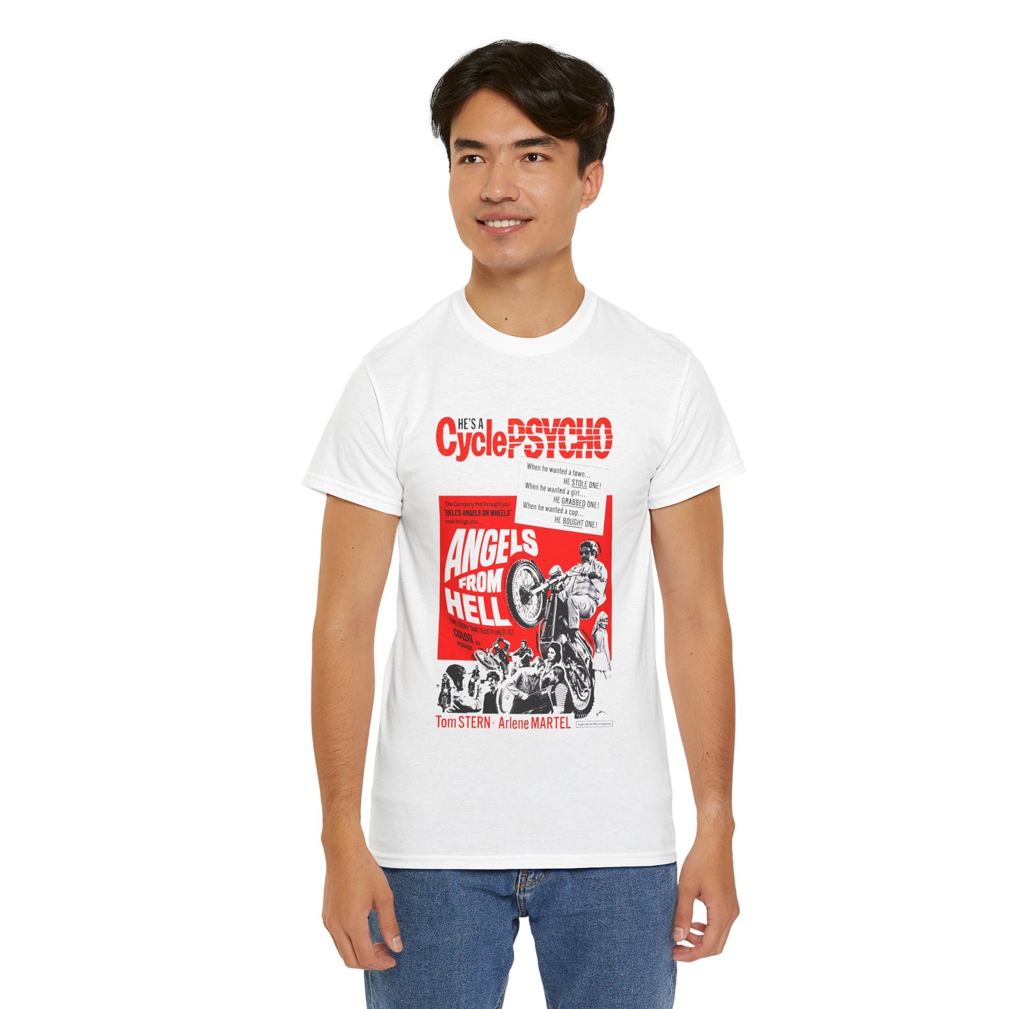Cycle Psycho T-Shirt - Retro Au Go Go