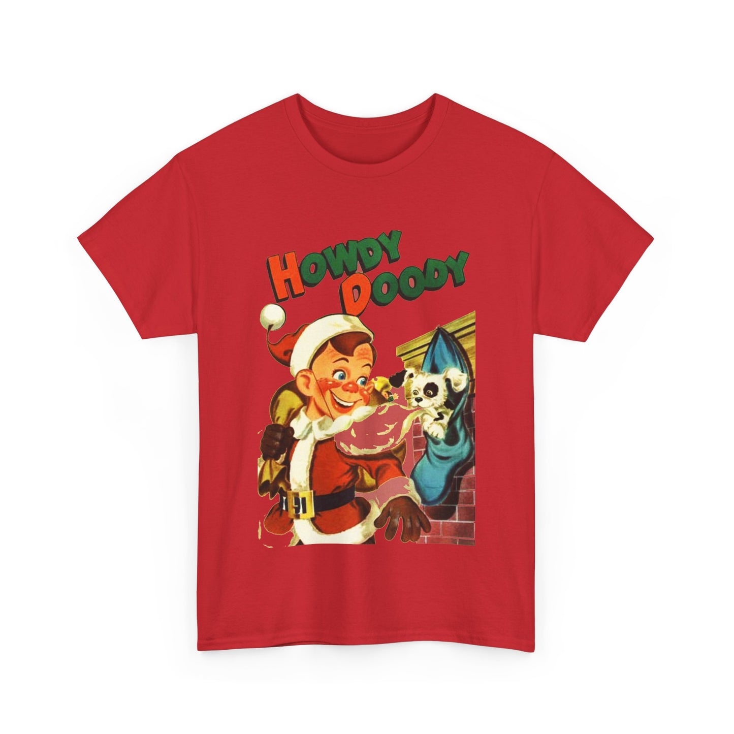 Howdy Doody Christmas T-shirt - Retro Au Go Go
