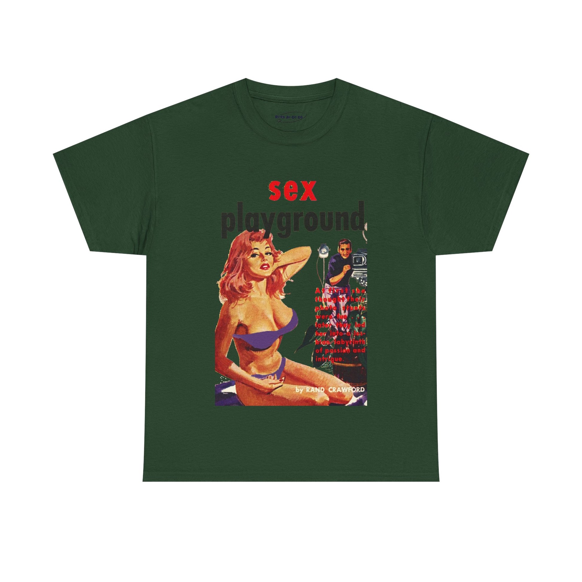 Sex Playground T-shirt - Retro Au Go Go