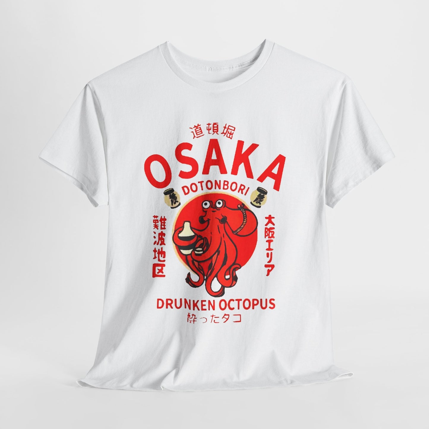 Osaka Drunken Octopus T-Shirt - Retro Au Go Go