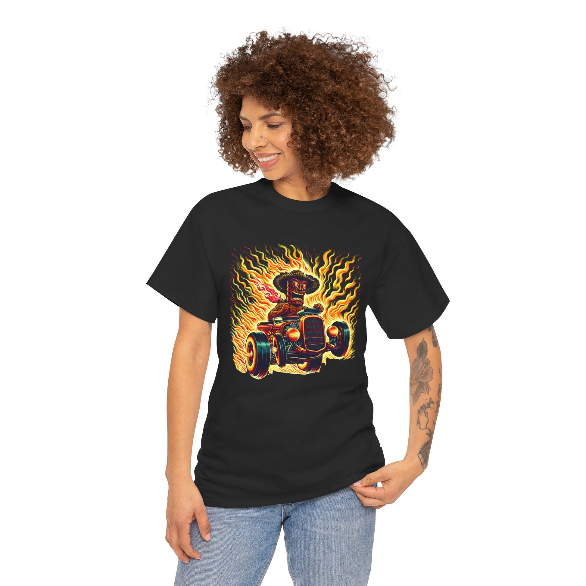 Tiki Hotrodder T-shirt - Retro Au Go Go