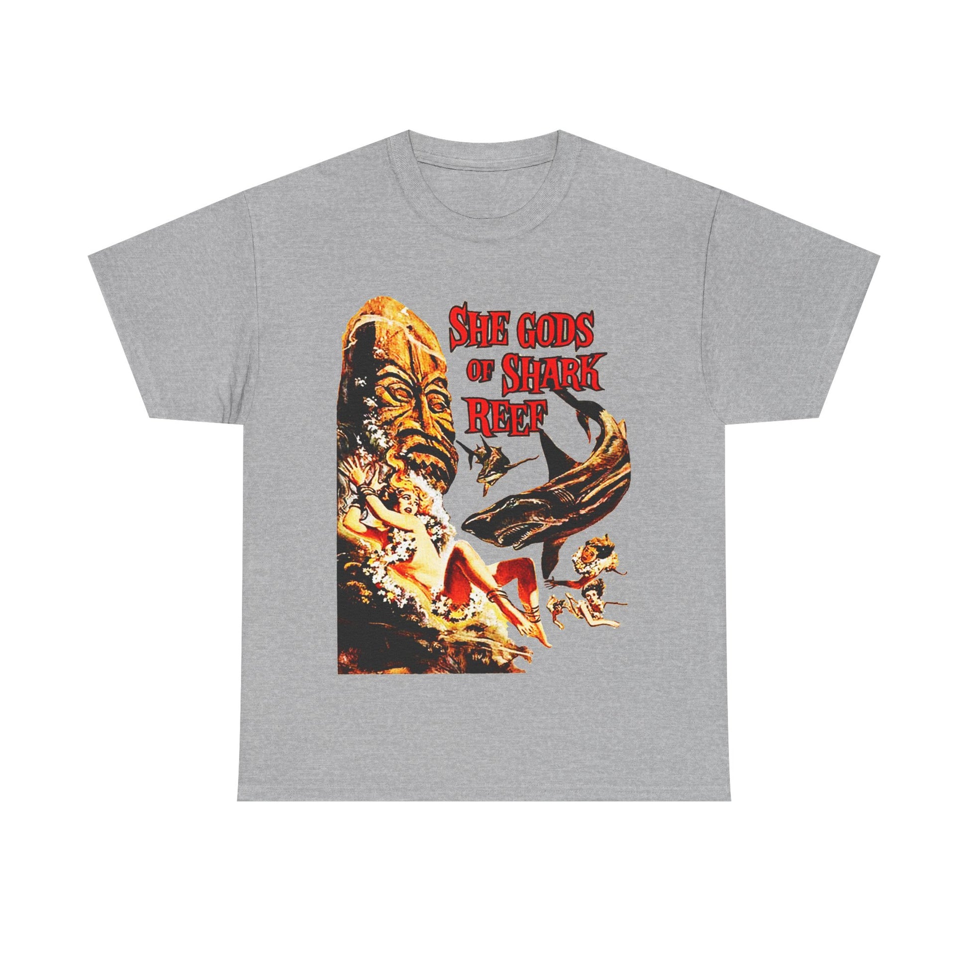 She Gods Of Shark Reef T-Shirt - Retro Au Go Go