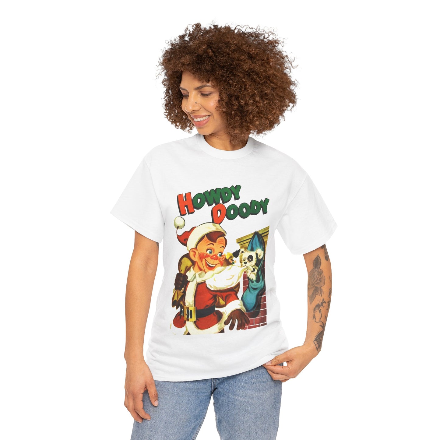 Howdy Doody Christmas T-shirt - Retro Au Go Go