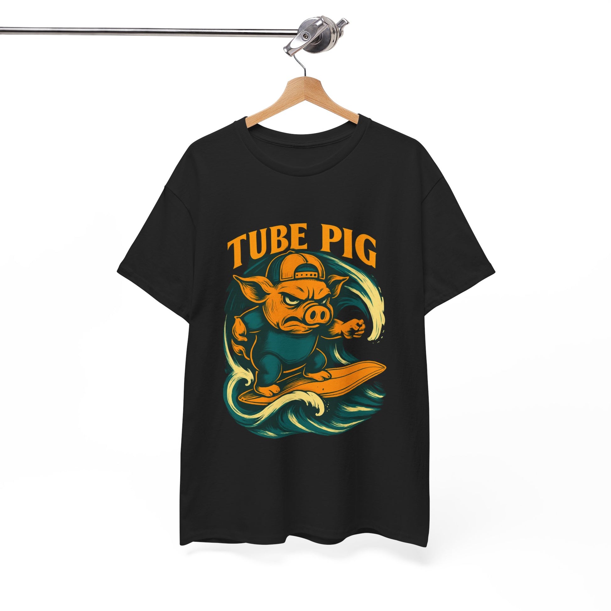 Tube Pig T-shirt - Retro Au Go Go