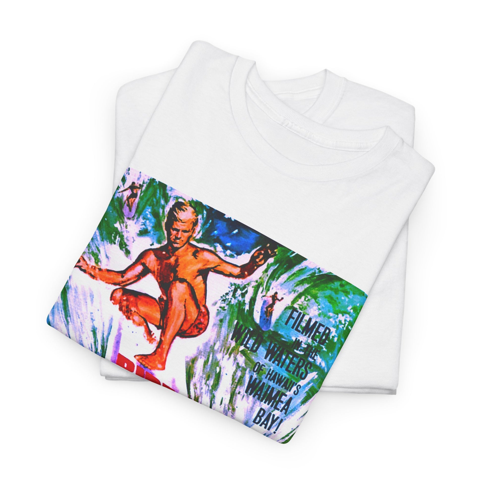 Ride The Wild Surf T-shirt - Retro Au Go Go