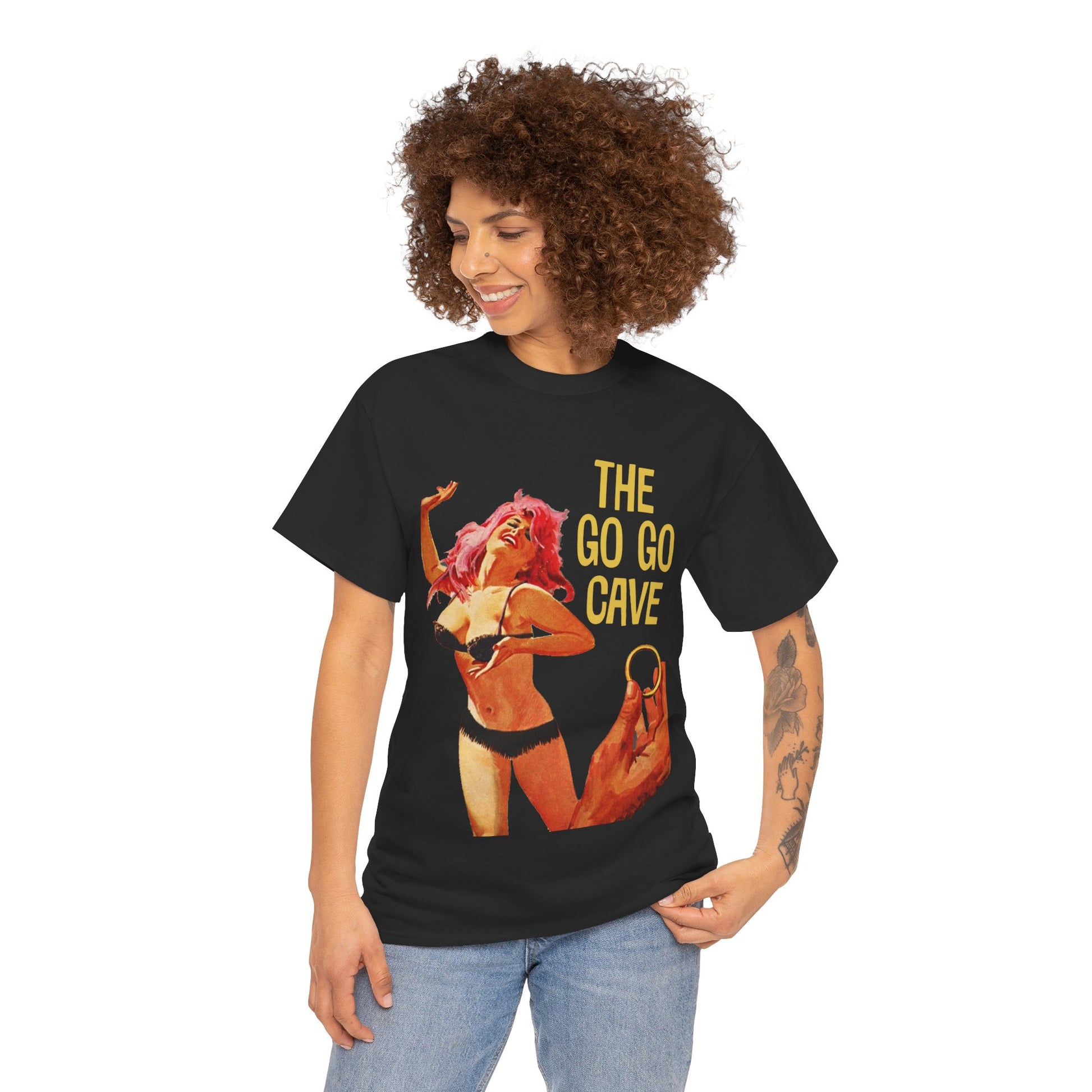 The Go Go Cave T-shirt - Retro Au Go Go