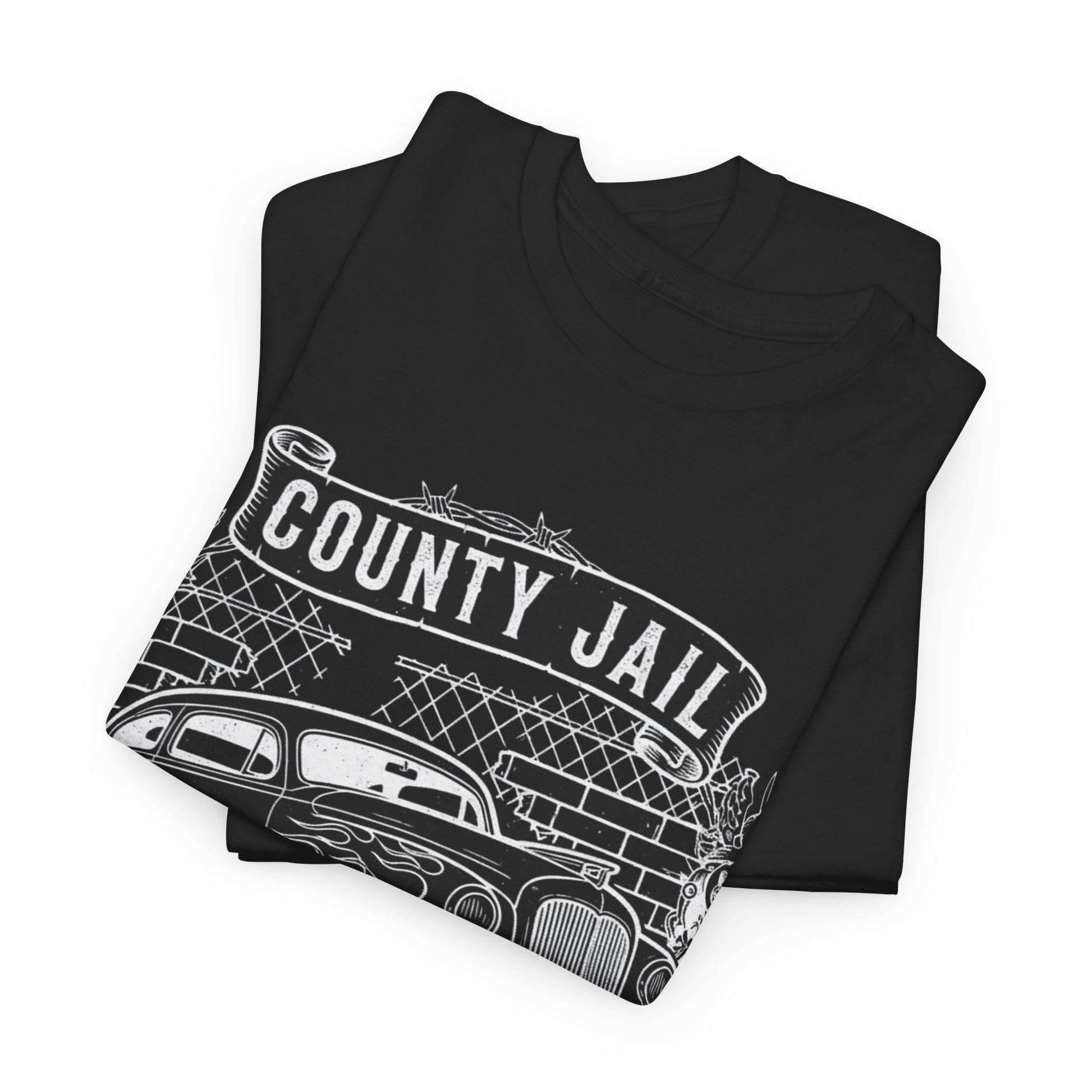 County Jail T-Shirt - Retro Au Go Go