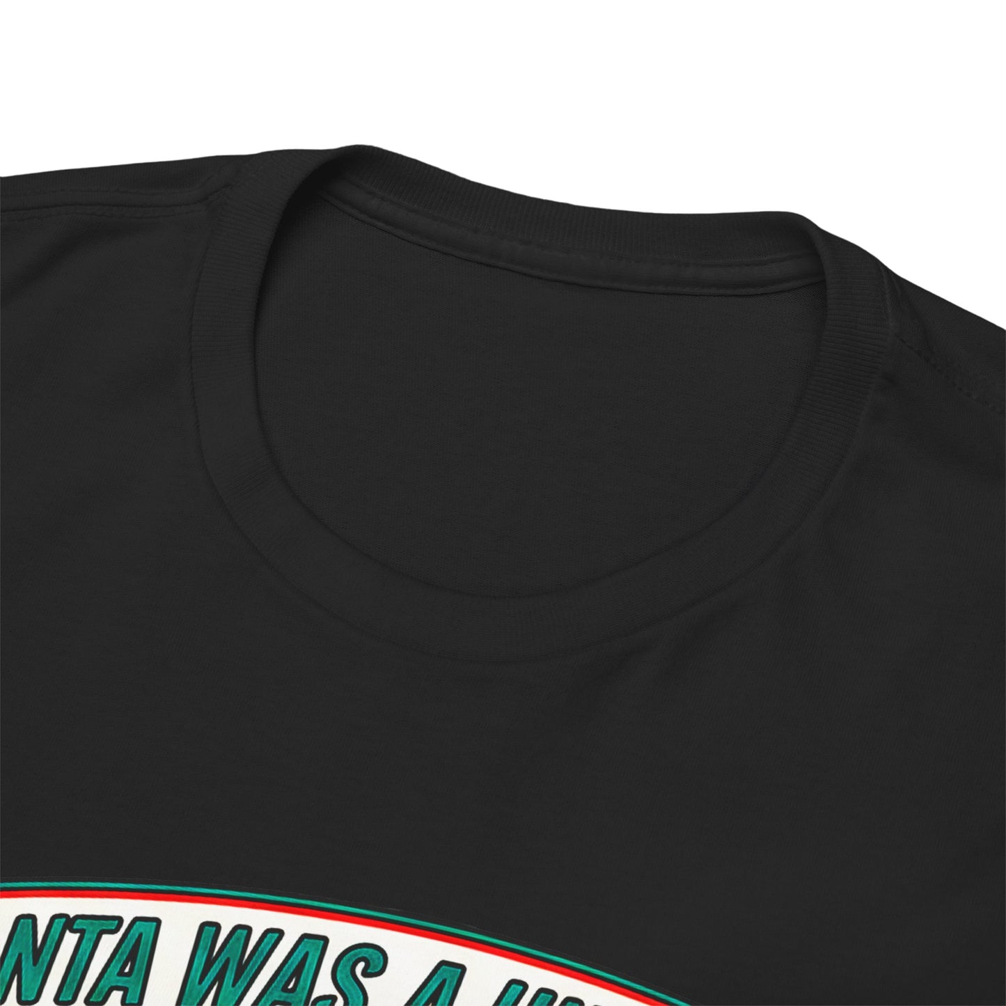 Santa Was A Hipster Christmas T-shirt - Retro Au Go Go