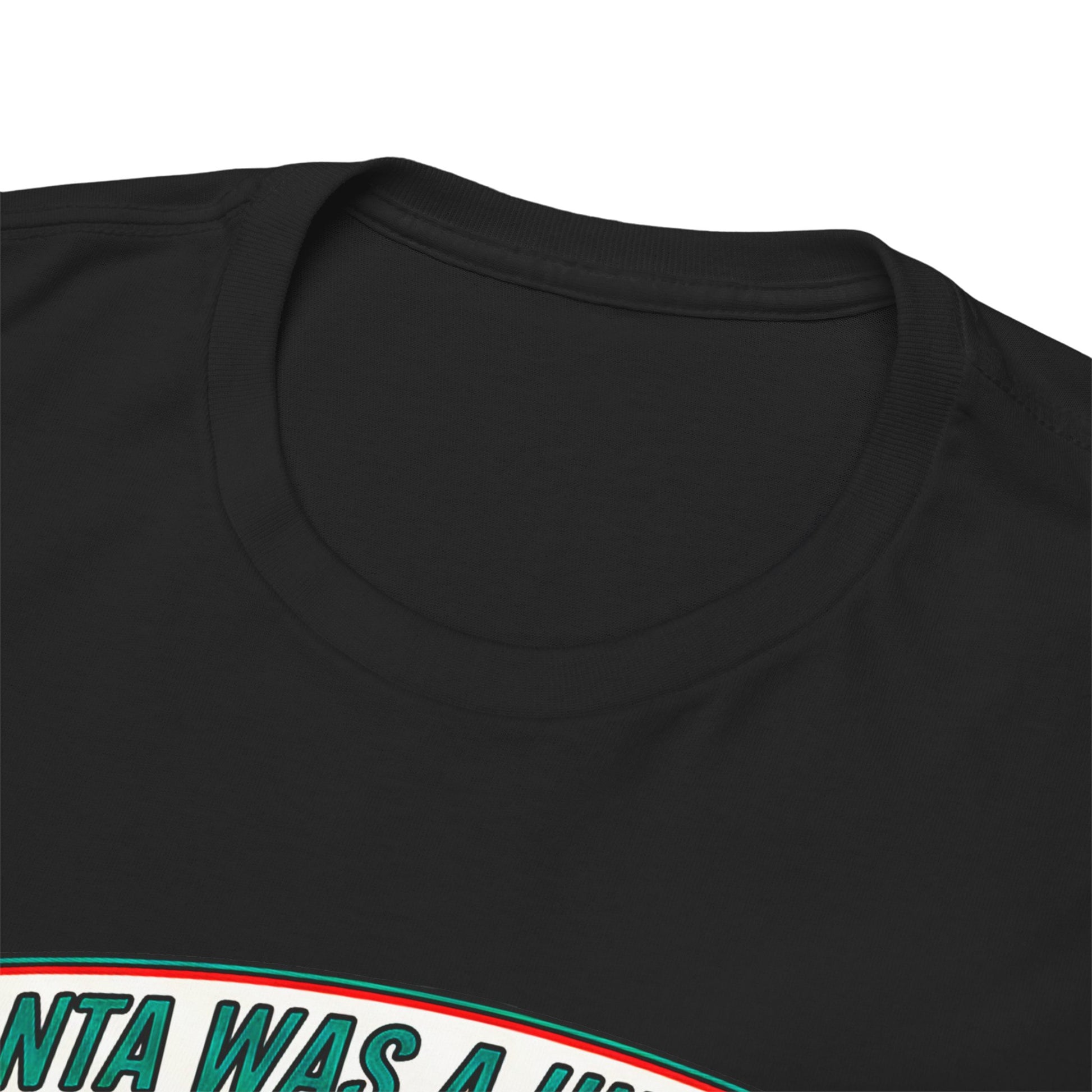 Santa Was A Hipster Christmas T-shirt - Retro Au Go Go