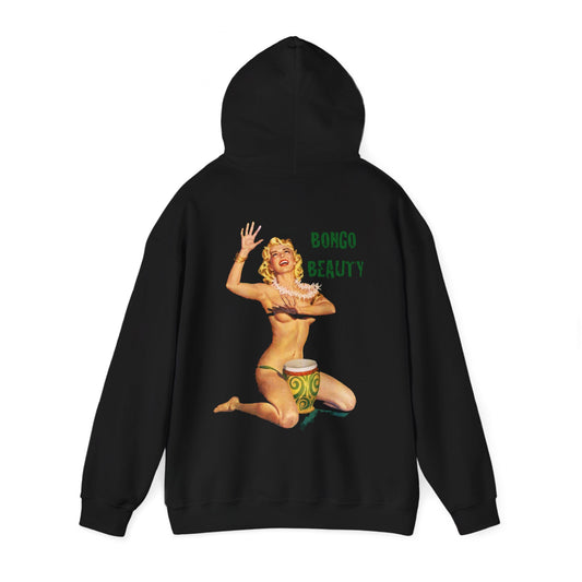 Bongo Beauty Hooded Sweatshirt - Retro Au Go Go