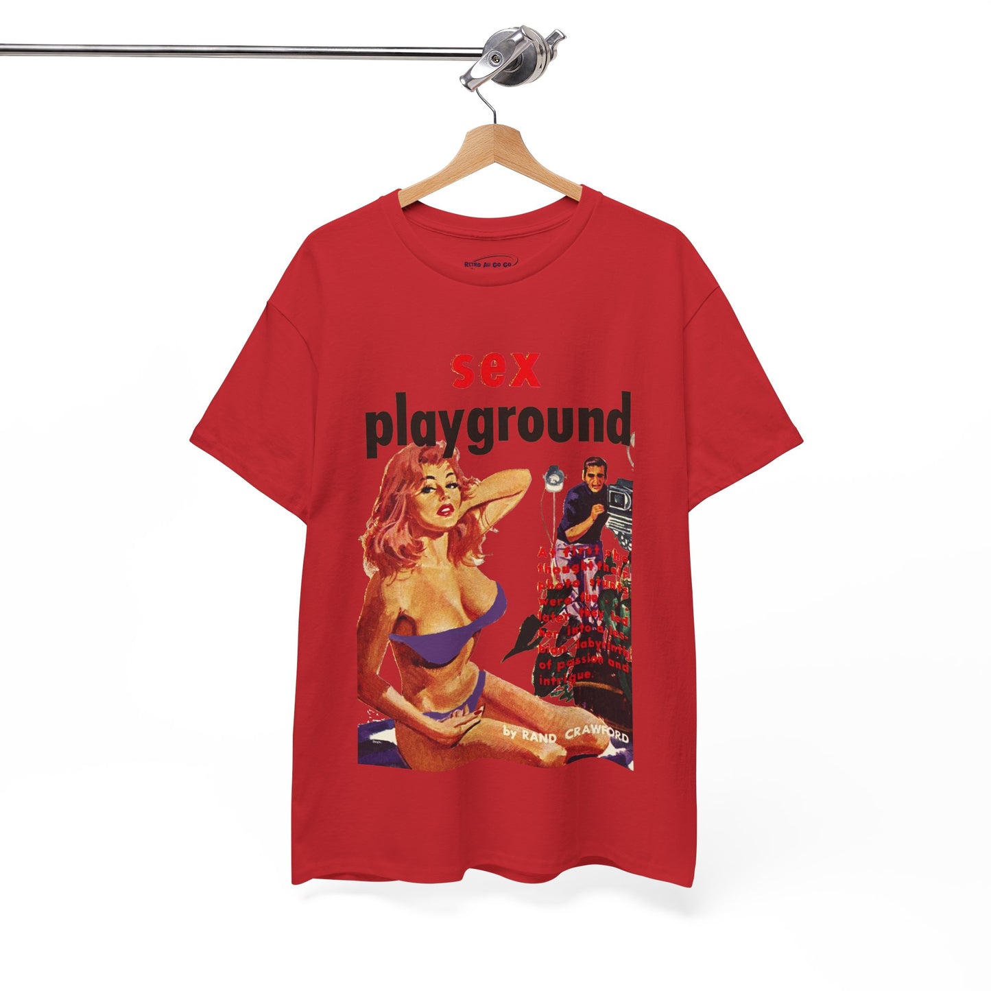 Sex Playground T-shirt - Retro Au Go Go