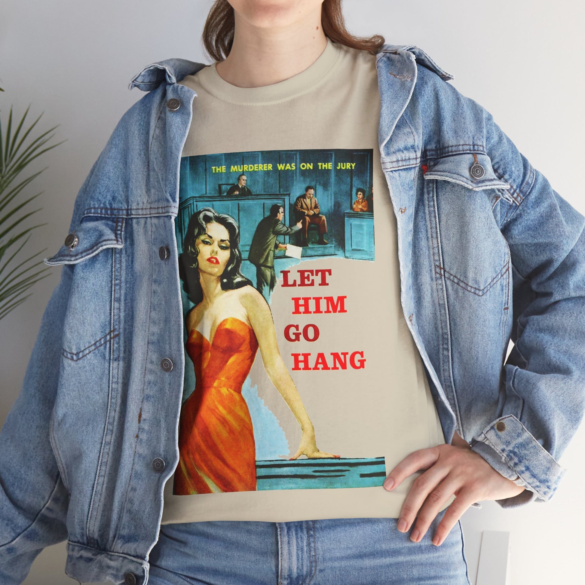 Let Him Go Hang T-shirt - Retro Au Go Go