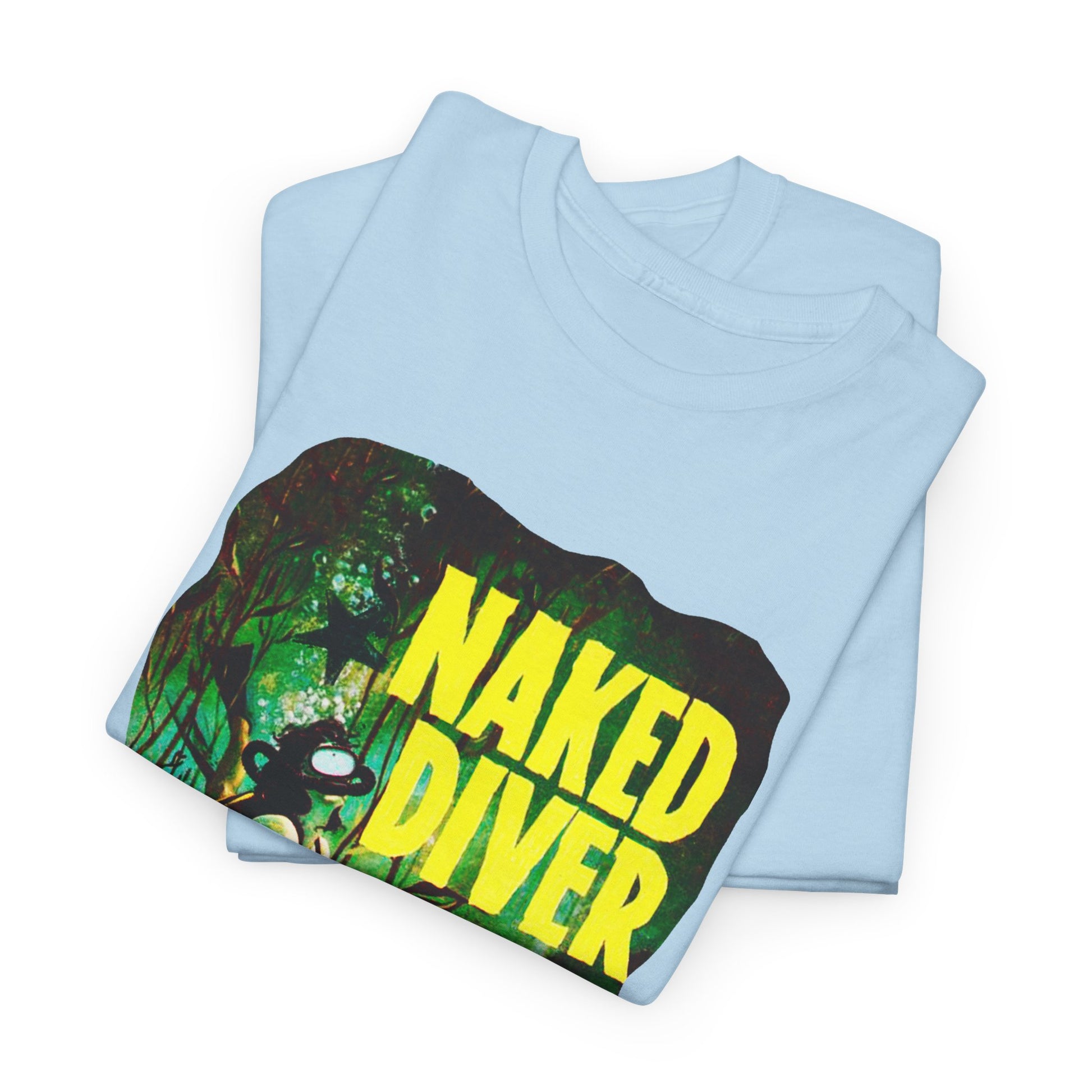 Naked Diver T-shirt - Retro Au Go Go