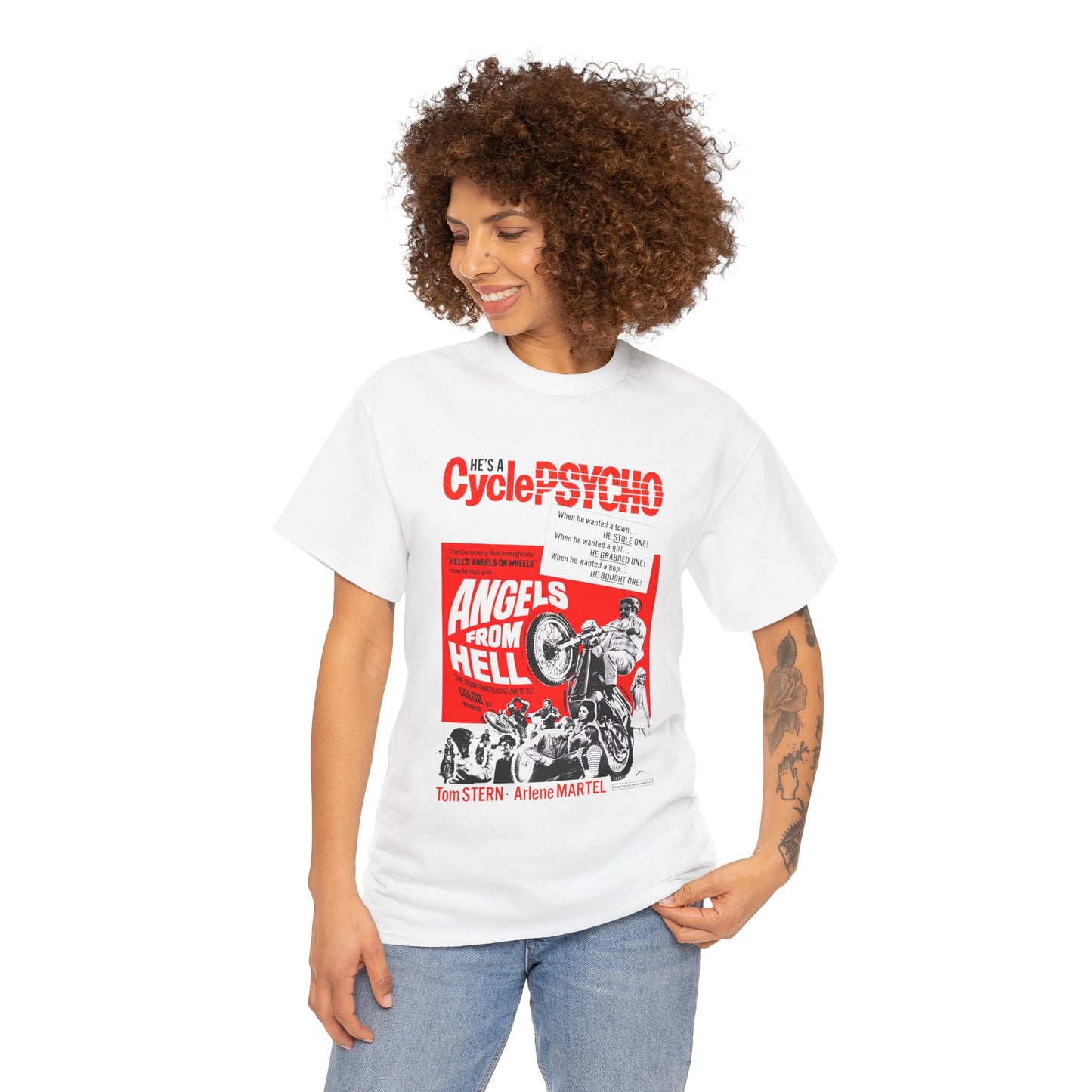 Cycle Psycho T-Shirt - Retro Au Go Go