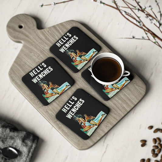 Hell's Wenches Coaster Set - Retro Au Go Go