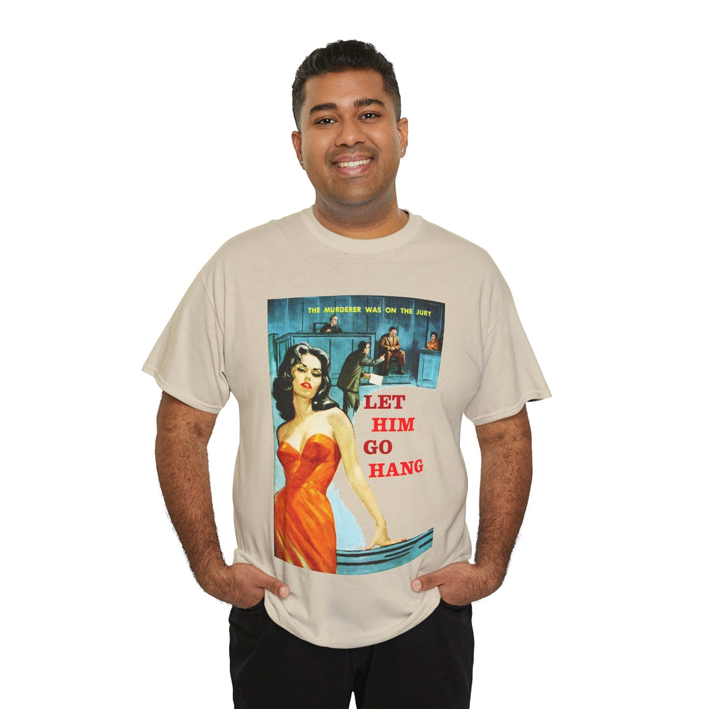 Let Him Go Hang T-shirt - Retro Au Go Go