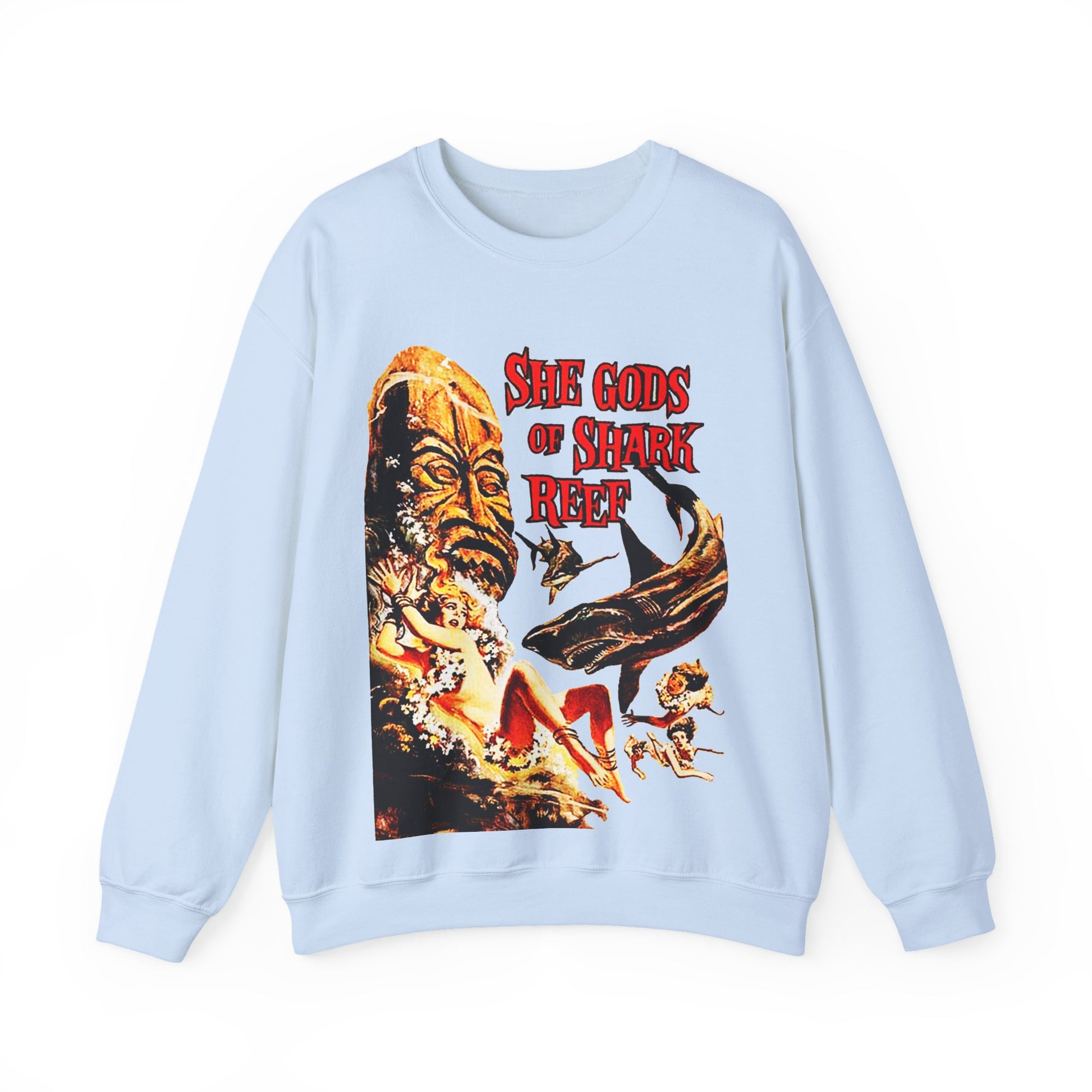 She Gods Of Shark Reef Sweatshirt - Retro Au Go Go