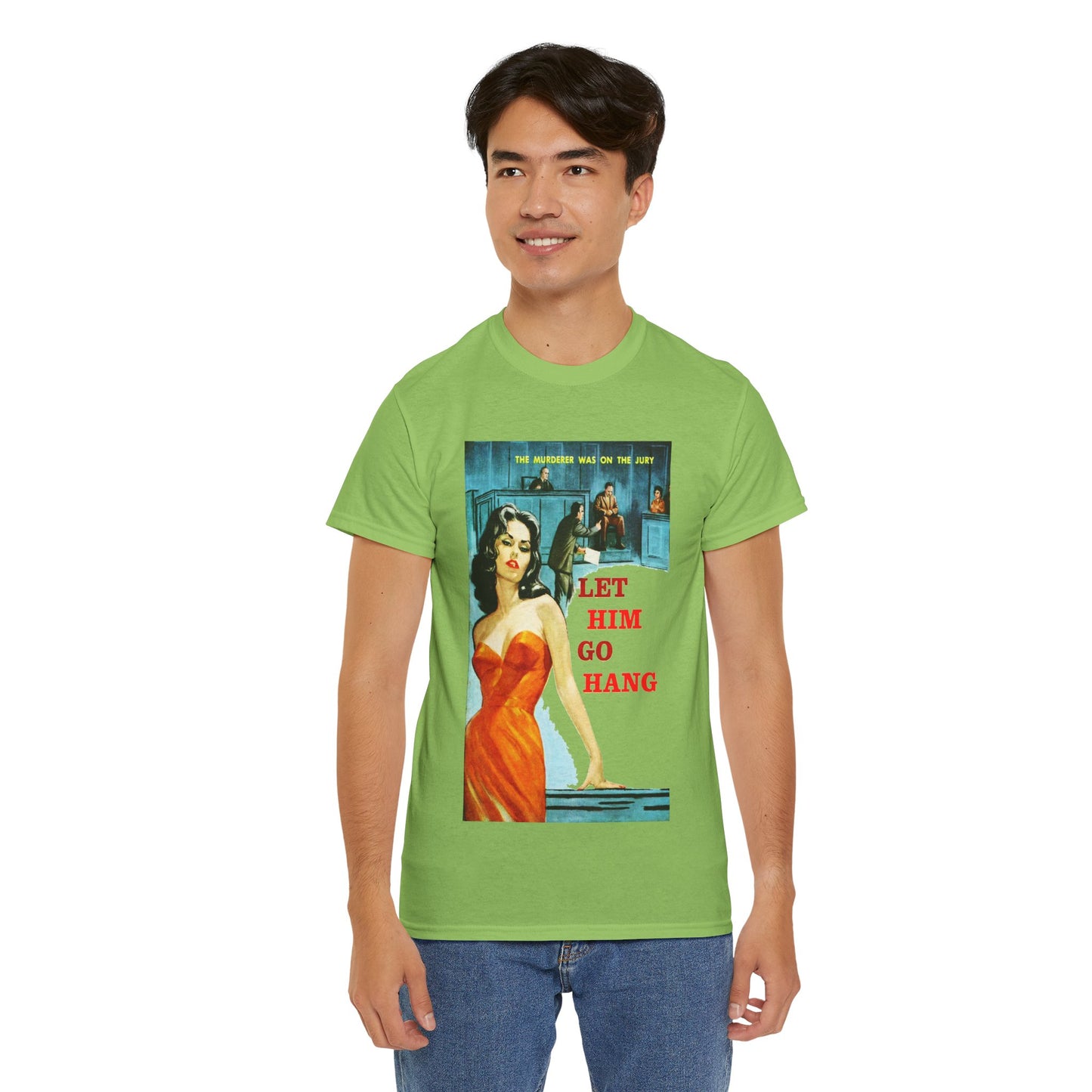 Let Him Go Hang T-shirt - Retro Au Go Go