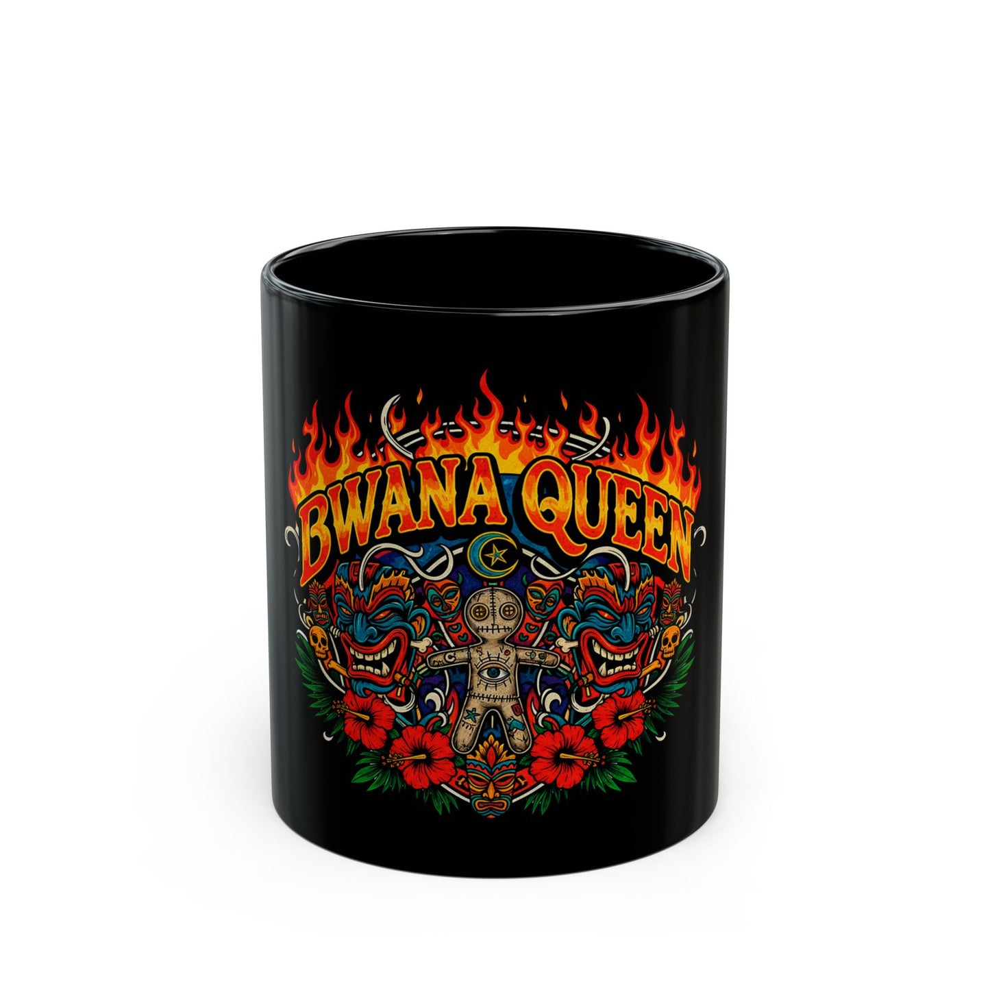 Bwana Queen Coffee Tea Mug - Retro Au Go Go
