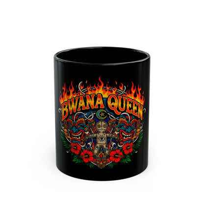 Bwana Queen Coffee Tea Mug - Retro Au Go Go
