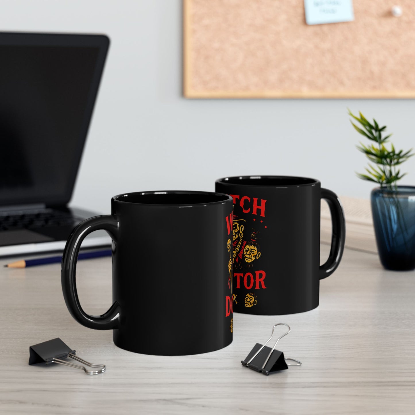 Witch Doctor Coffee Tea Mug - Retro Au Go Go
