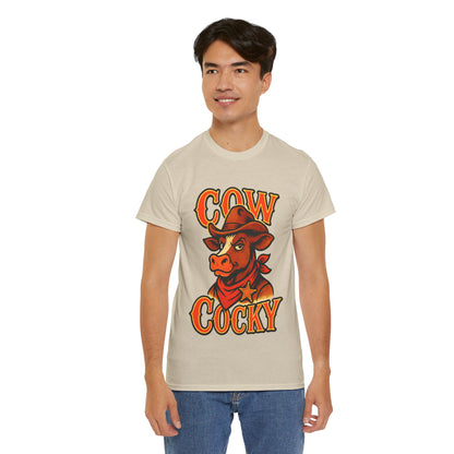 Cow Cocky T-Shirt - Retro Au Go Go
