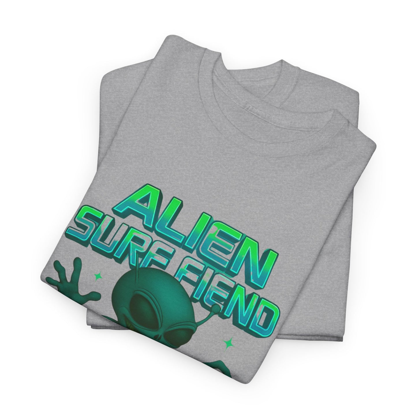 Alien Surf Fiend T-shirt - Retro Au Go Go