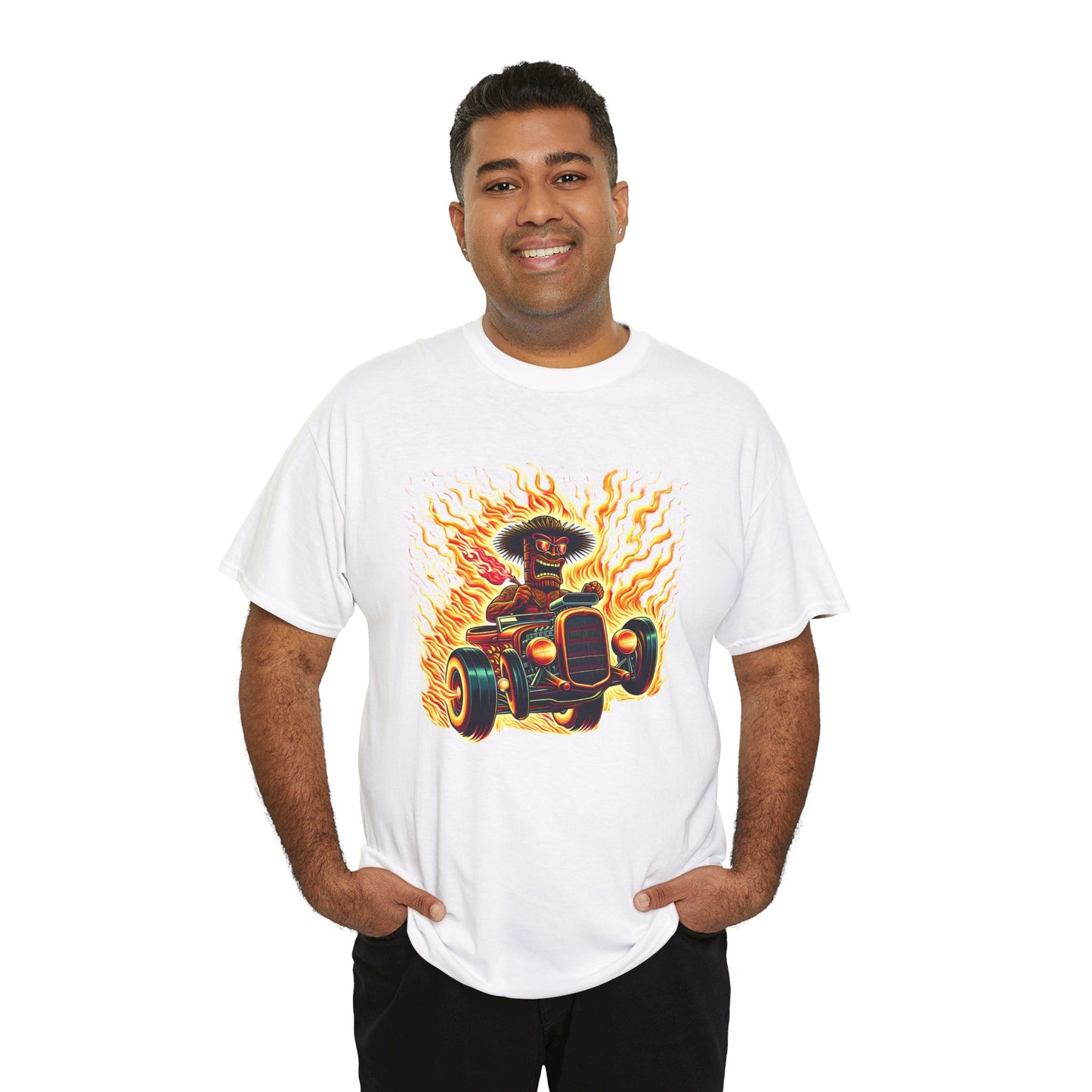 Tiki Hotrodder T-shirt - Retro Au Go Go