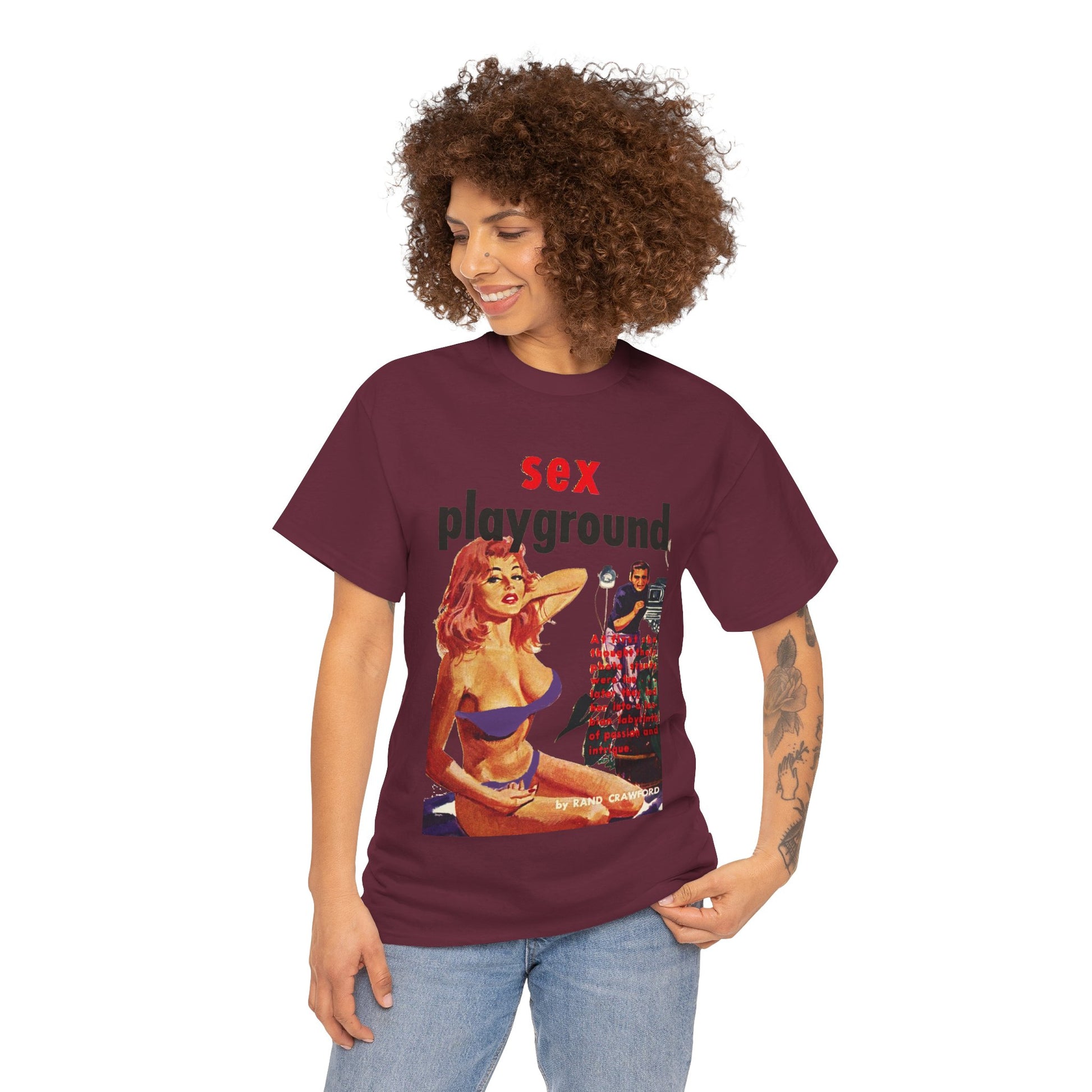 Sex Playground T-shirt - Retro Au Go Go