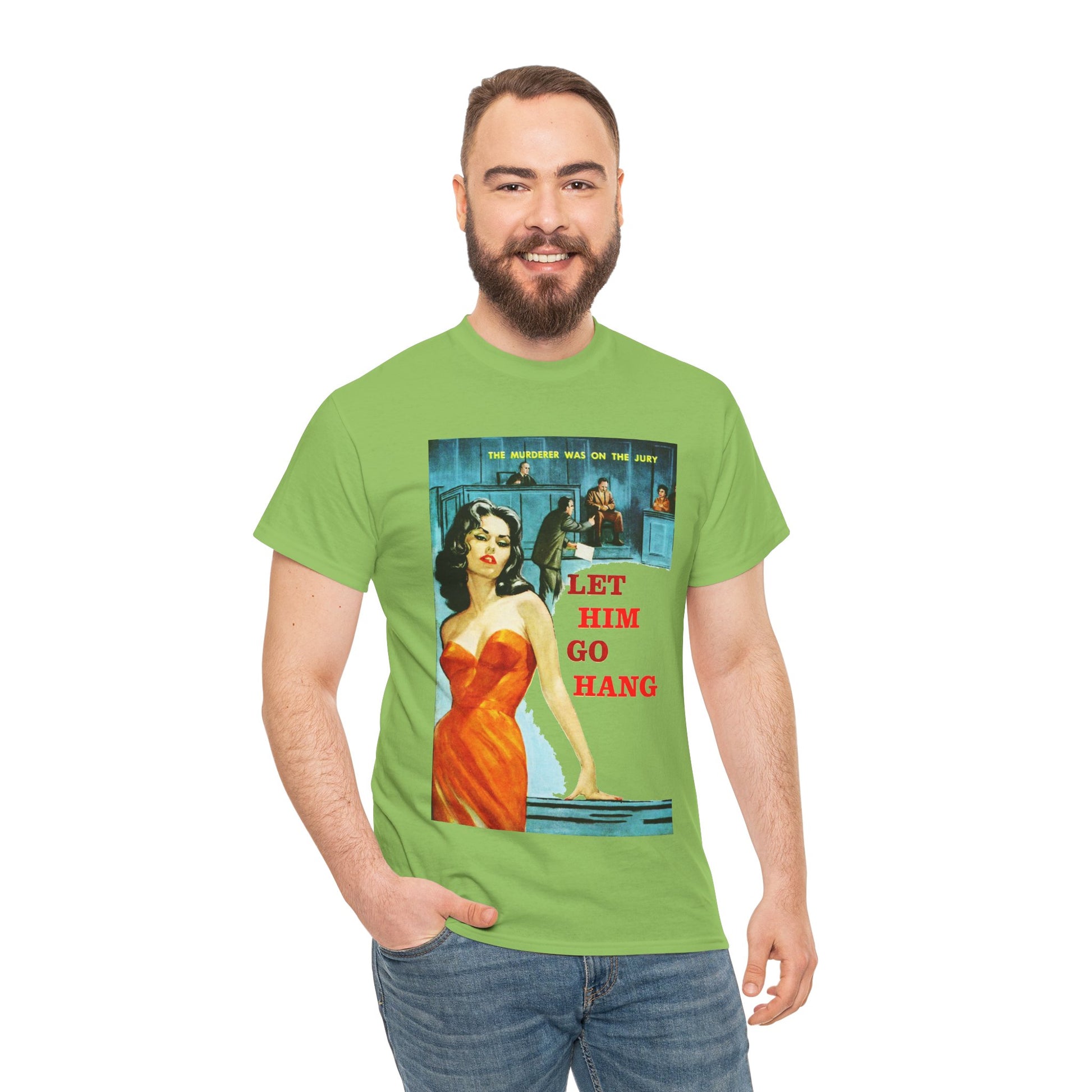 Let Him Go Hang T-shirt - Retro Au Go Go