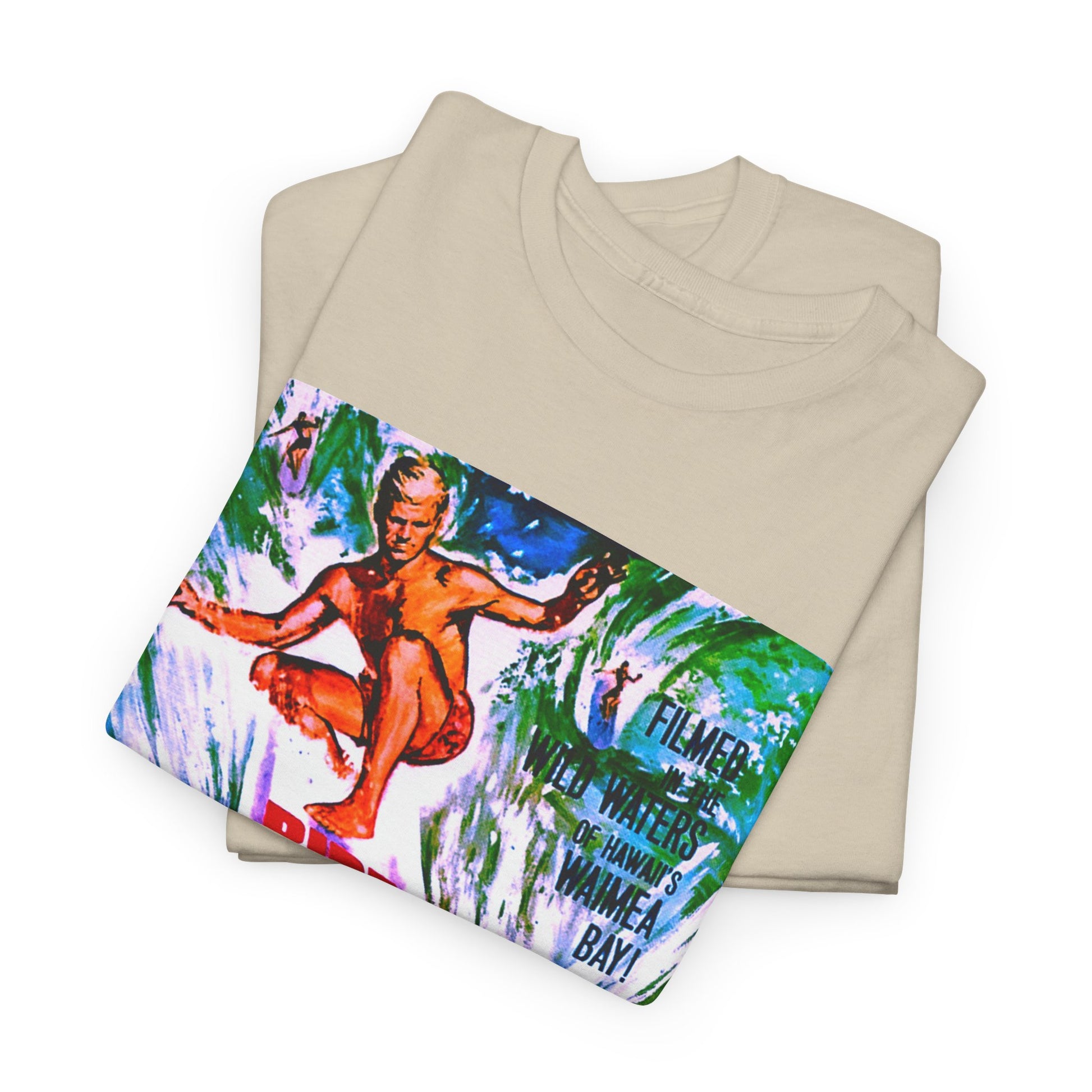 Ride The Wild Surf T-shirt - Retro Au Go Go