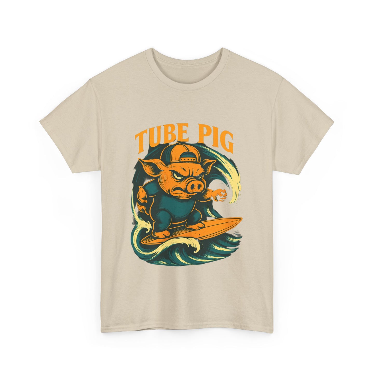 Tube Pig T-shirt - Retro Au Go Go